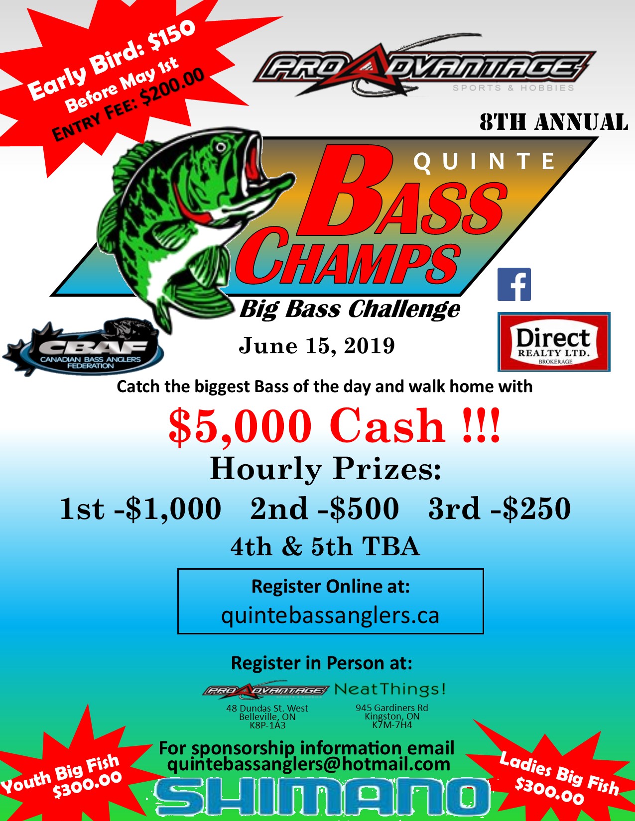 Bass Fishing Tournament Poster